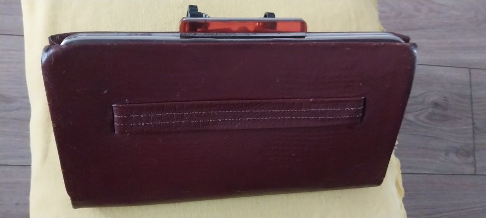 Винтажный клатч  кожанный 40 годы