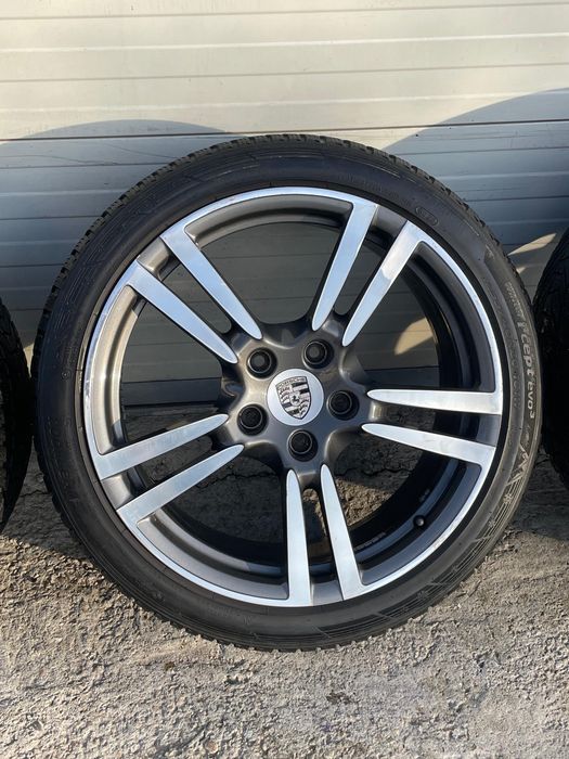 Jante 20 originale porsche panamera , anvelope iarna hankook dot 2022