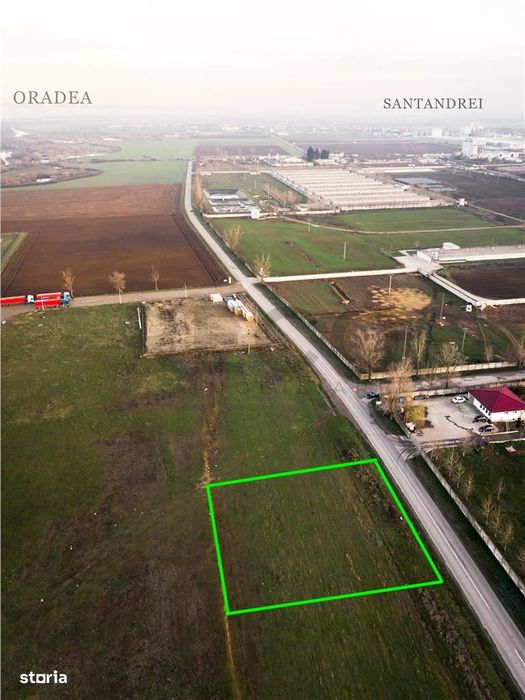 RECO Teren intravilan pentru servicii 1500 mp zona industriala Santand