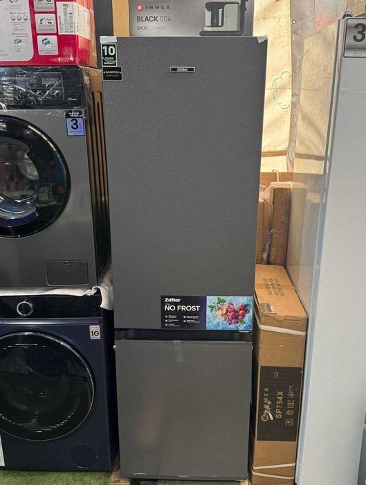 Холодильник Ziffler BRF-270BFDG No Frost Inverter 270 л