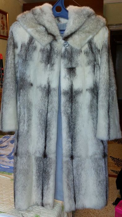 Шуба из меха норки