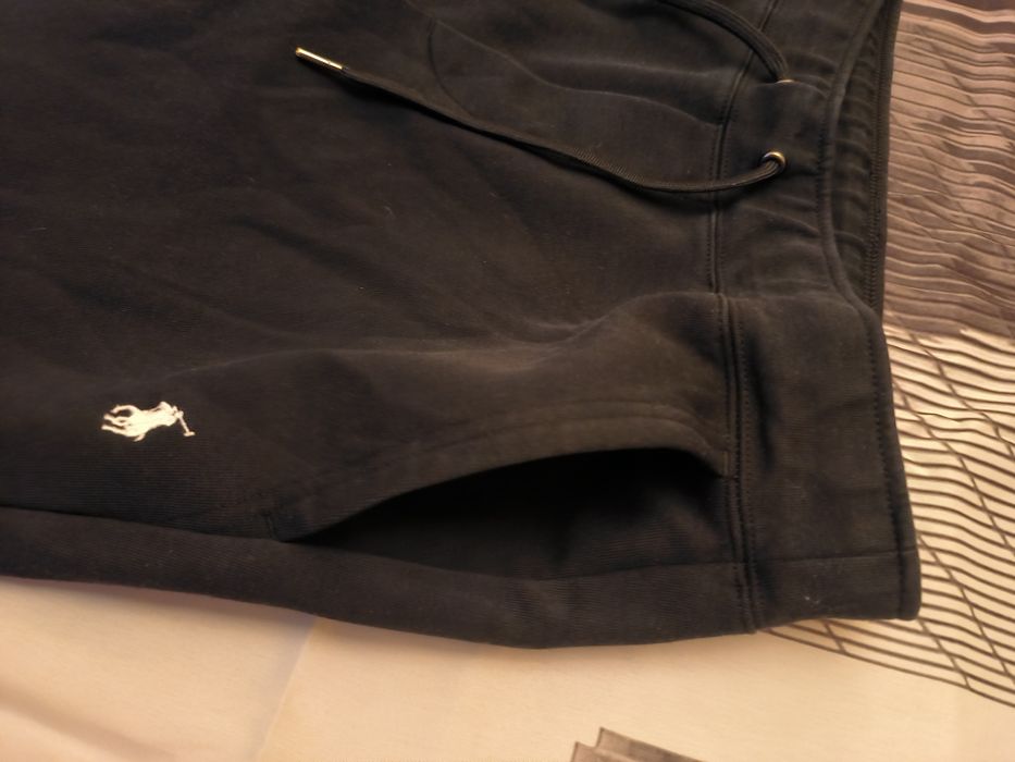 Polo Ralph Lauren Долнище анцуг  Черен Regular Fit М размер