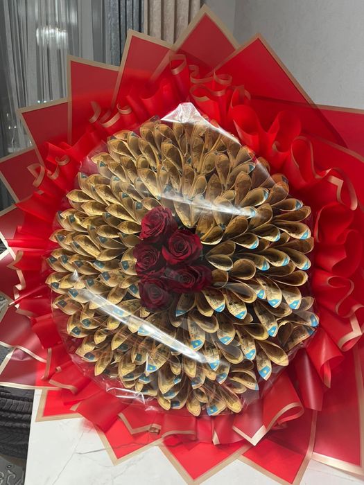 Денежный букет 111к