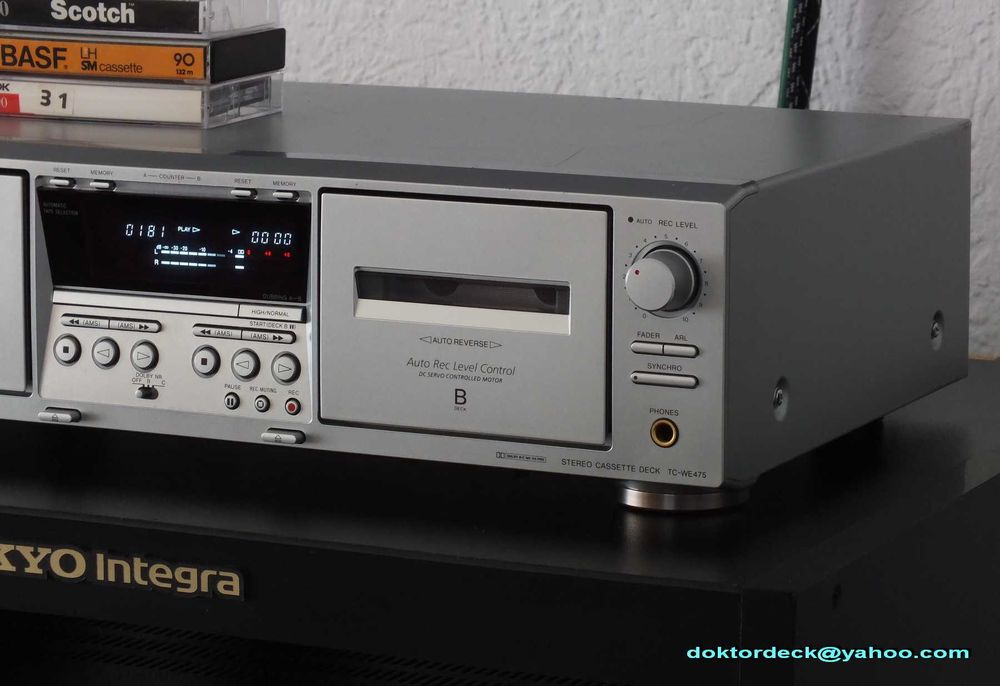 casetofon SONY TC-WE475 dubludeck auto-revers