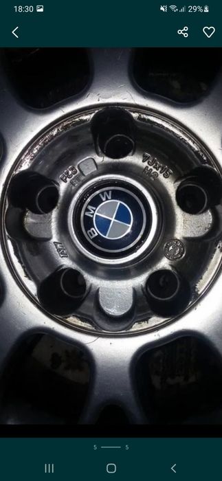Vând jante BMW R 15