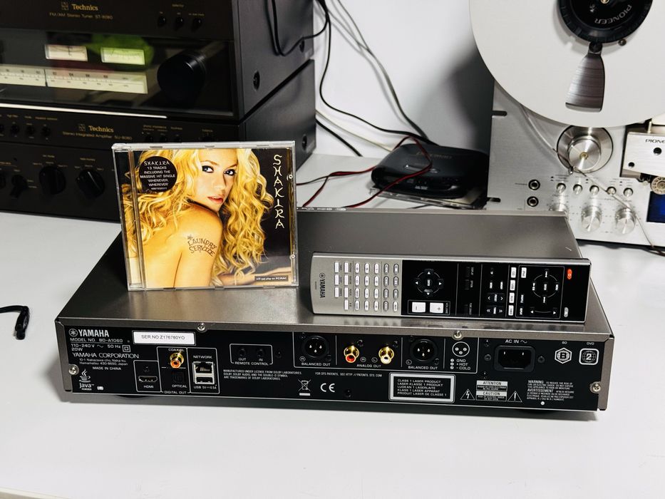 Blu-ray/Cd-player YAMAHA BD-A1060,telecomandă,analog/balanced/optical