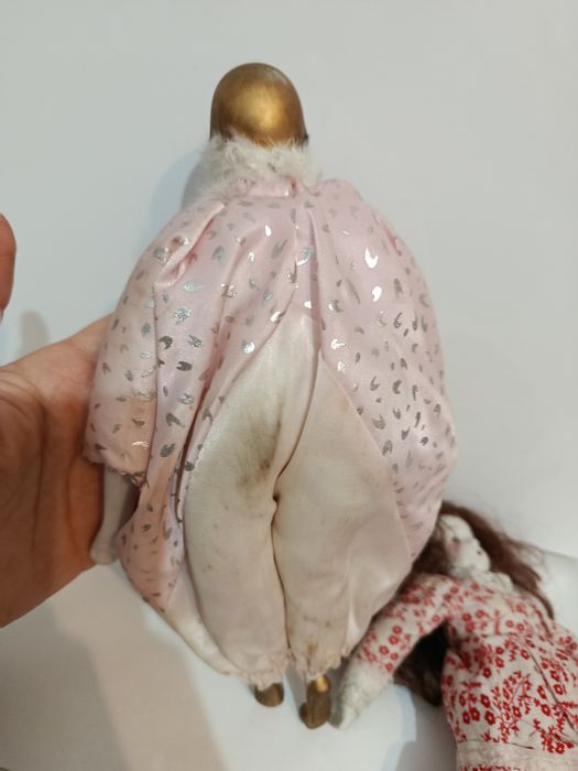 Set 2 păpuși vechi de colecție din porțelan pentru reconditionat