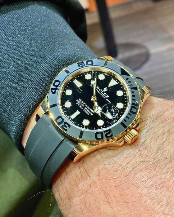 rolex yacht-master 42mm злато
