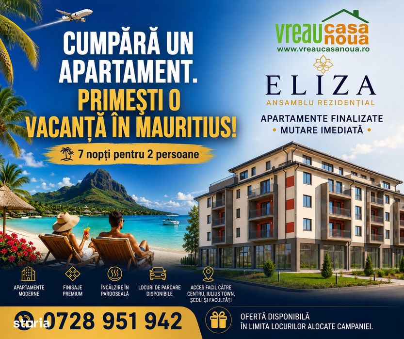 Dezvoltator vand Apartament cu 2 camere, Imobil Nou , Timisoara — fotografia 1