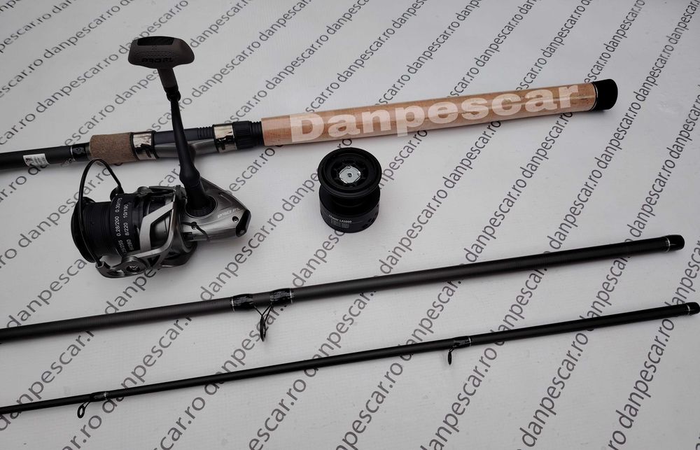 SET Feeder LANSETA TFD1 3,9m 60-200gr 4Varfuri + MULINETA PROFL LA5000