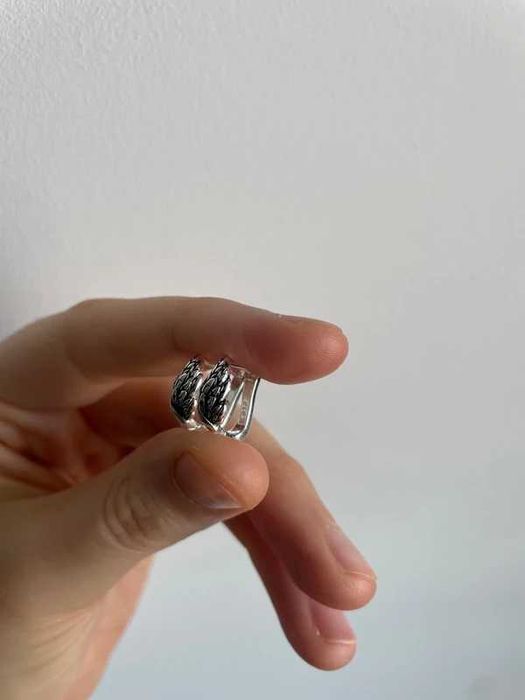 cercei argint in forma de aripi de inger