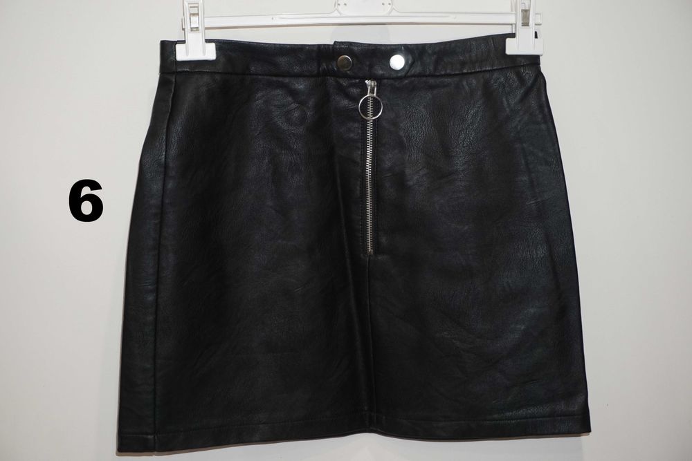 Лот от 10 Кожени Поли от Естествена и Изкуствена кожа Zara/TopShop/H&M