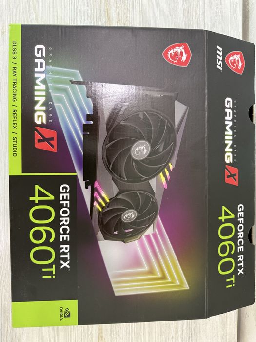 видеокарта MSI RTX 4060 Ti gaming x 8Gb