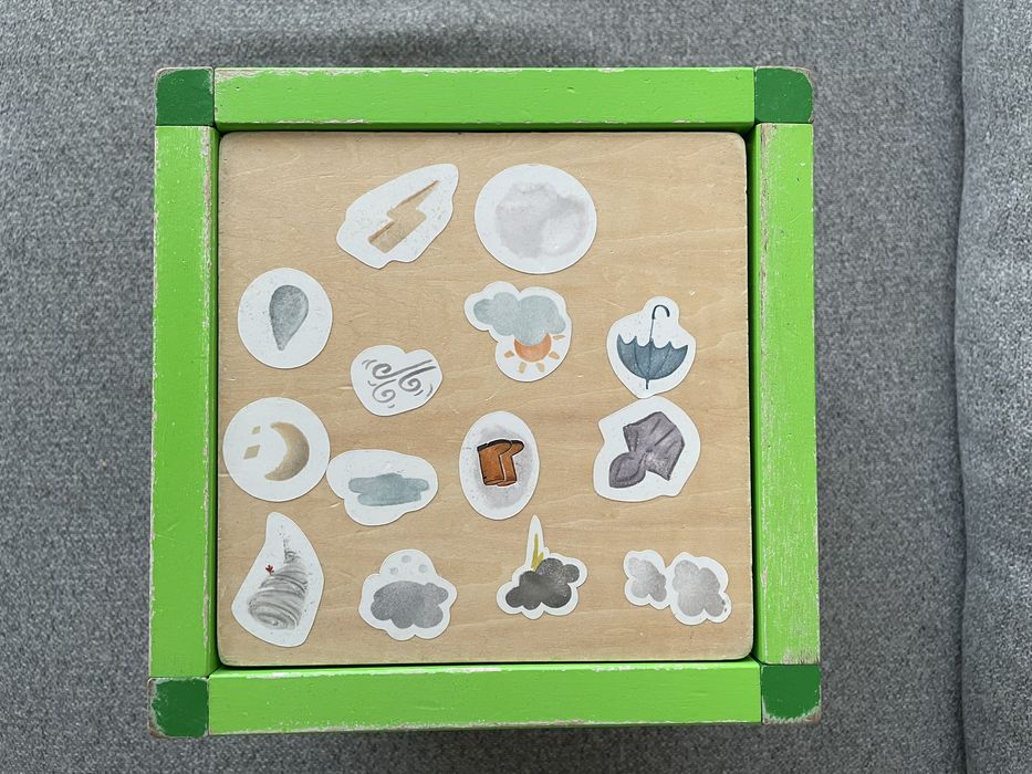 Детски дървен логически куб Pino