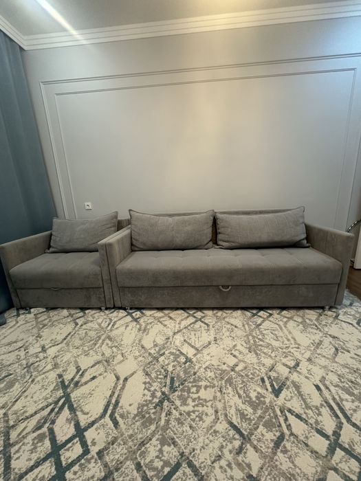 Диван + кресло в отличном состоянии