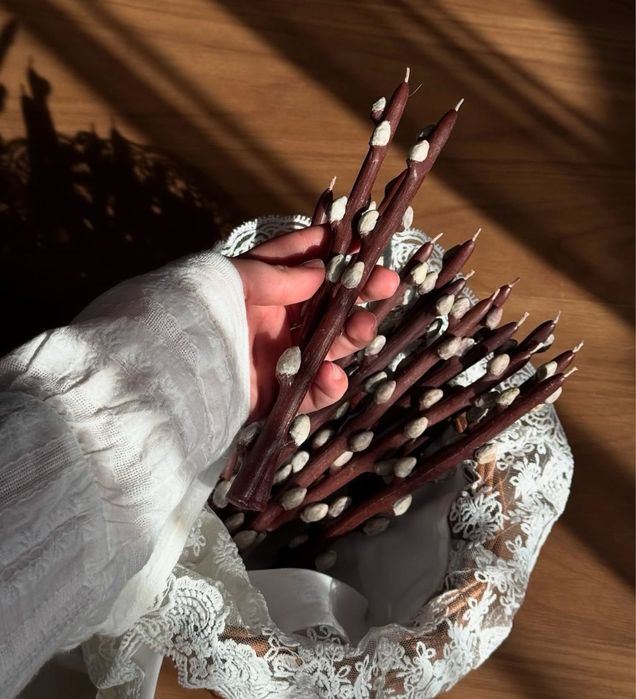 Свеча декоративная «Верба»