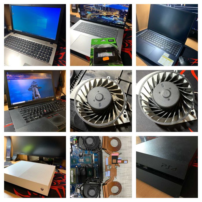 Reparatii si servicii IT pentru calculatoare, console si laptopuri