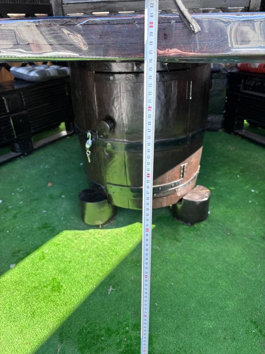 Butoi stejar cu blat hexagonal 164/164