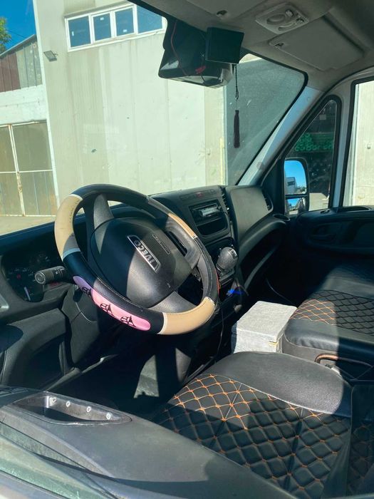 Iveco Daily 50C15 | 2017 | Euro 6 | Platformă prelată 6.20 m | 150 CP | AC | Unic proprietar