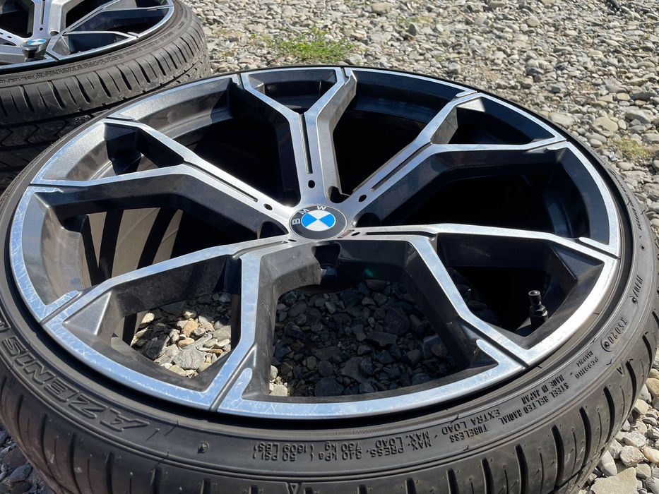 Set Jante R22 Bmw 5x120. Cu anvelope vara. Demontate de pe F01