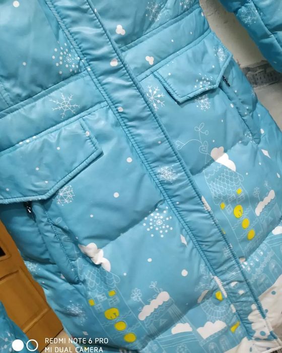 Пуховик натуральный пух перо 44-46 размер