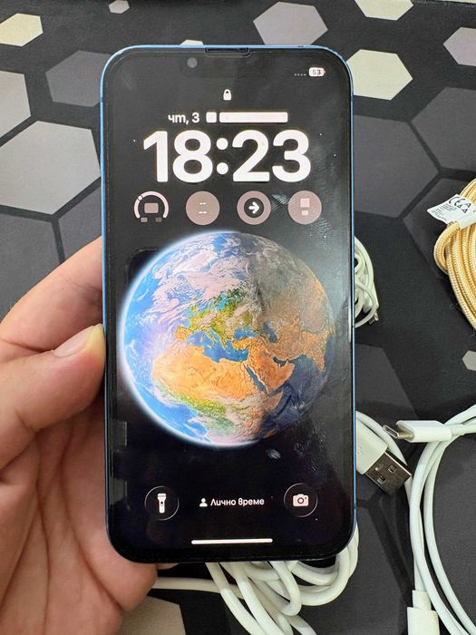iPhone 13 128GB Blue – Face ID проблем | Пълен комплект