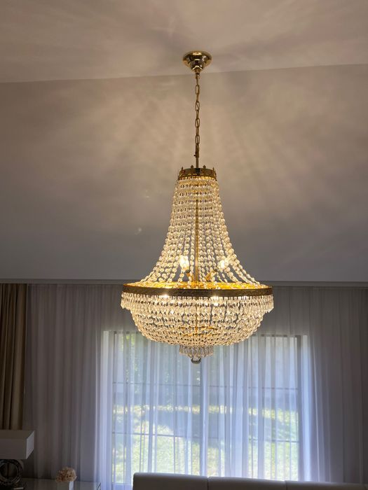 Candelabru cu cristale