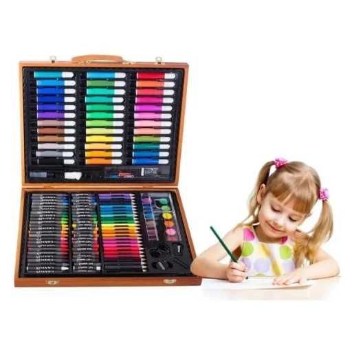 Tuca pentru desenat in cutie eleganta di lemn