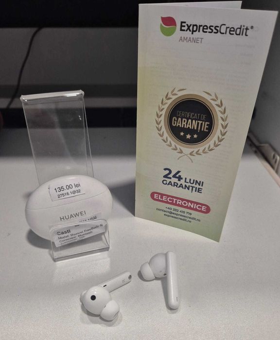 Casti wireless Huawei FreeBuds 4i (AG32 B27516.1) 2 ANI GARANTIE!