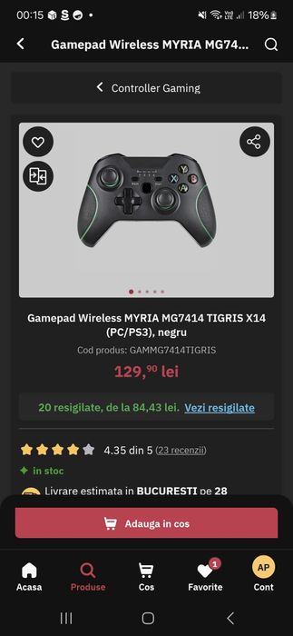 Vand controller Pc nou Predare Oradea