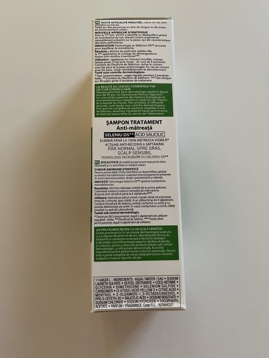 Шампоан против пърхот Vichy Dercos