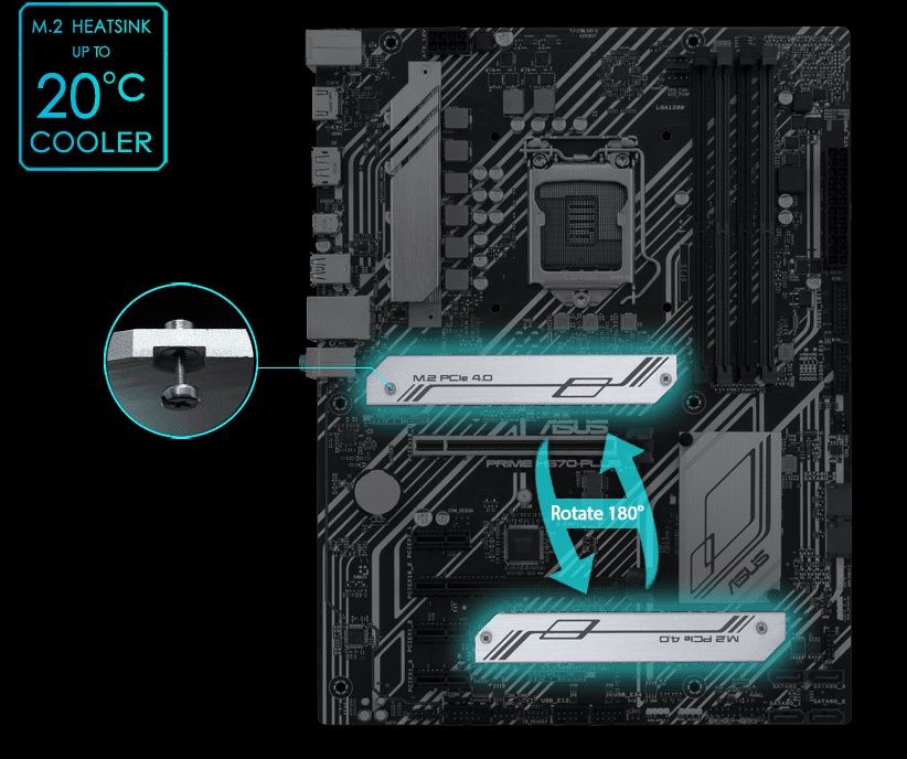 H570 Asus prime plus (Gaming MB) Планка нету !