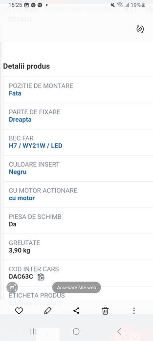 Far fiat ducato NOU peugeot boxer jumper far nou dreapta