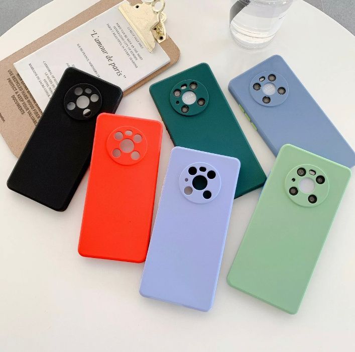 Husa cu din silicon cu microfibra pt. Huawei P40 / P Smart Z