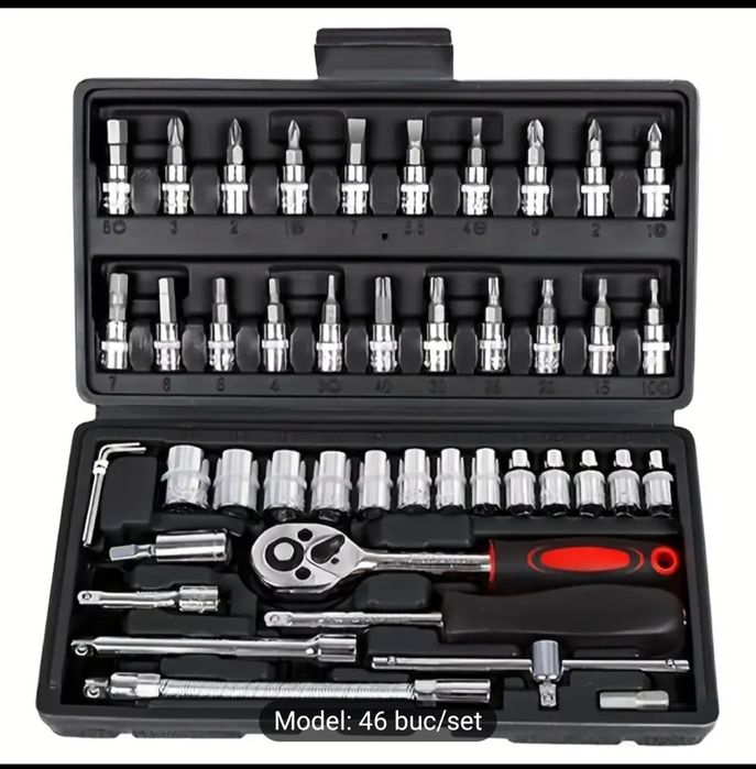 Trusa de scule 46 piese sigilata