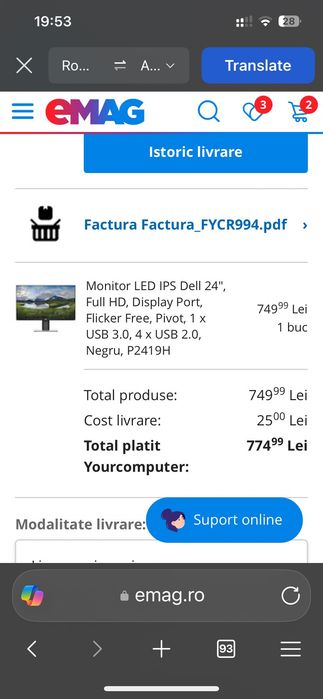 Monitor Dell Full HD