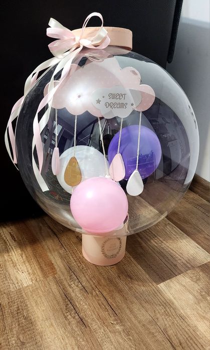 Cadouri în balon , gender reveal, cadou  cerere nasi