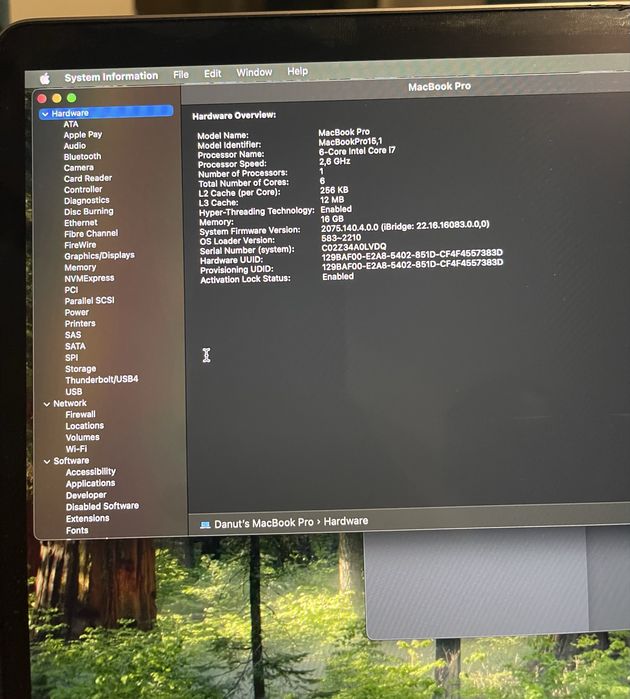 MacBook pro 16’ 2019