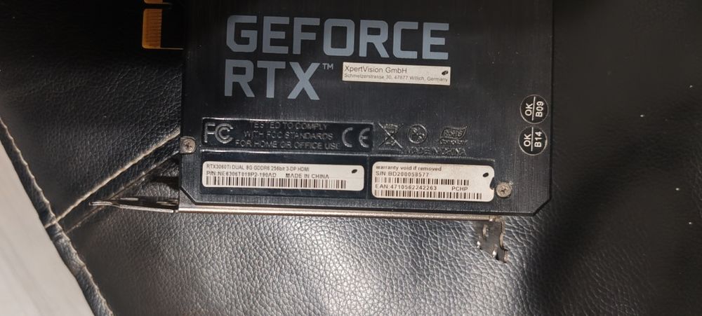 GeForce Palit Rtx 3060 ti 8 gb