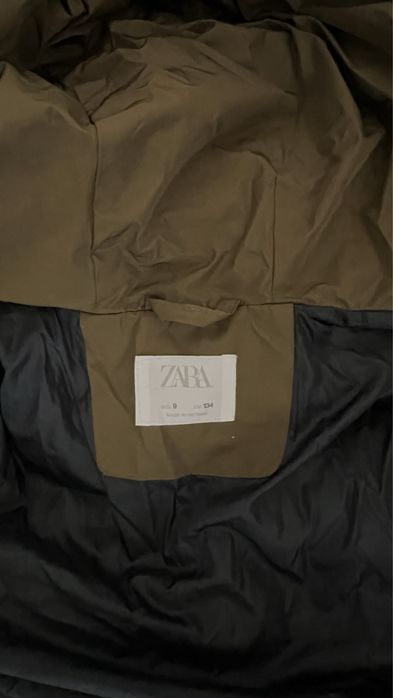 Пуховое пальто от Zara для мальчиков на 8-10 лет