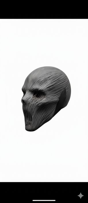 Death face mask 3d