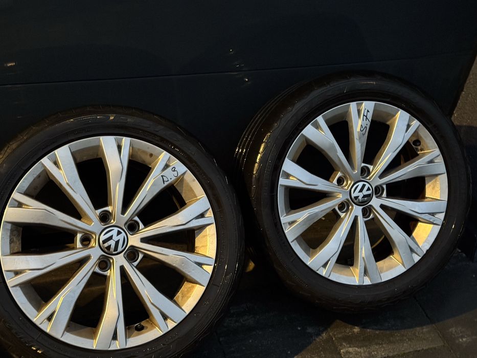 Jante originale Volkswagen R17 cu anvelope