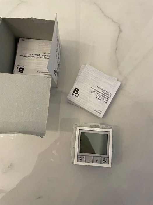 termostat profesional BERKER centrala termica incalzire pardoseala nou