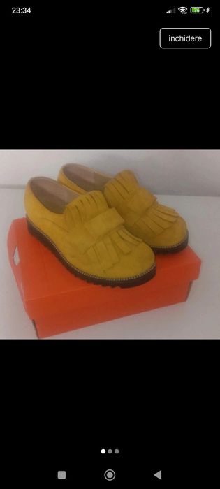 Mocasini piele naturala marimea 35