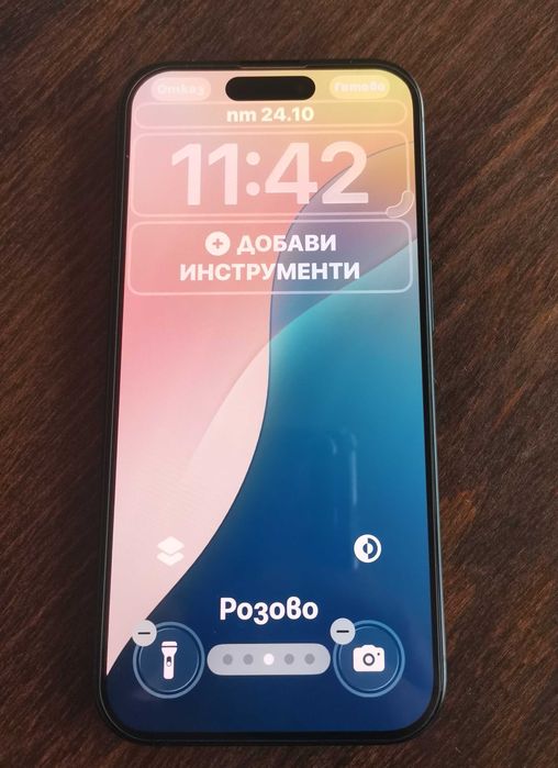 Чисто НОВ! Iphone 15 PRO 128gb Blue Titanium / НОВ!