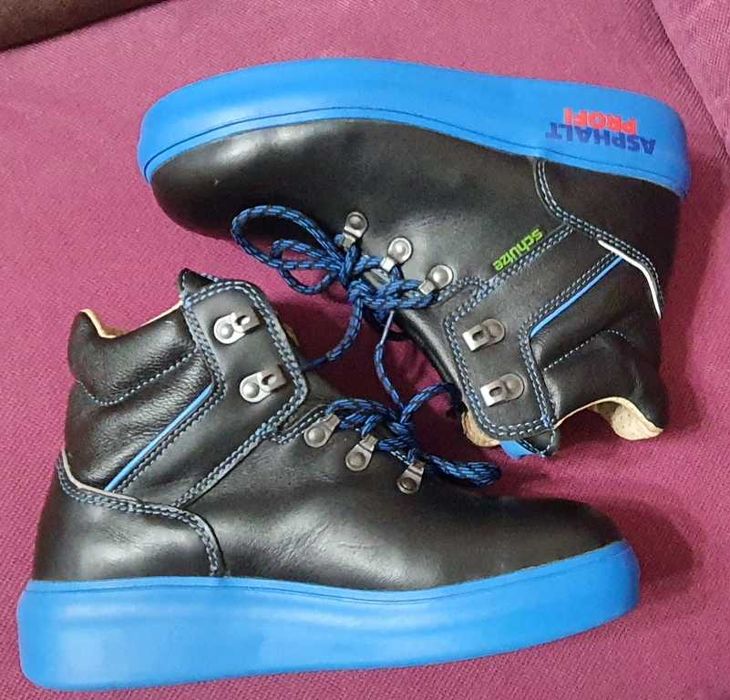 Ghete piele hidrofoba Schulze ASPHALT Profi S2 gen UVEX marimea 40