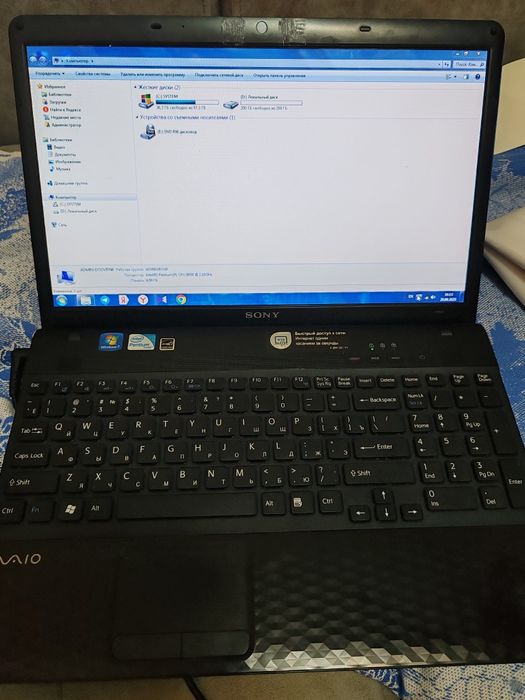 Ноутбук sony vaio