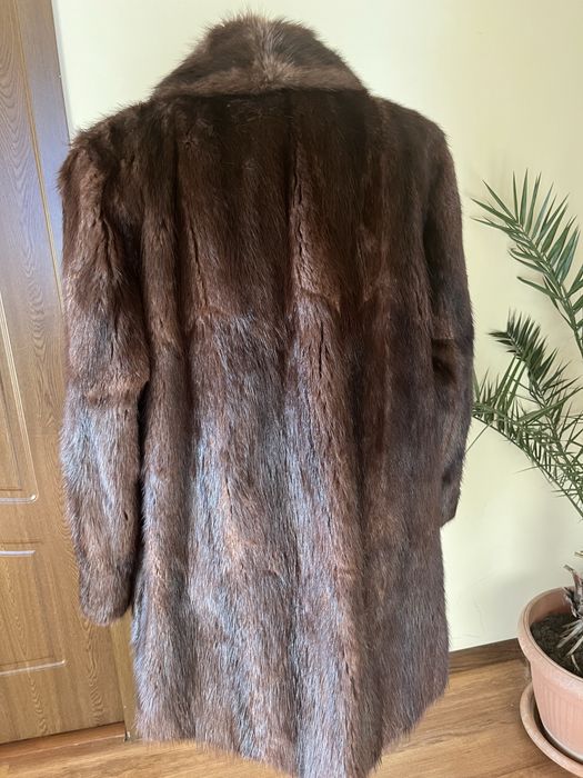Haina de blana naturala de nurca vizon impecabila