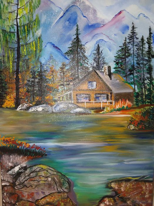 Vând o creație nouă. Pictură în ulei.