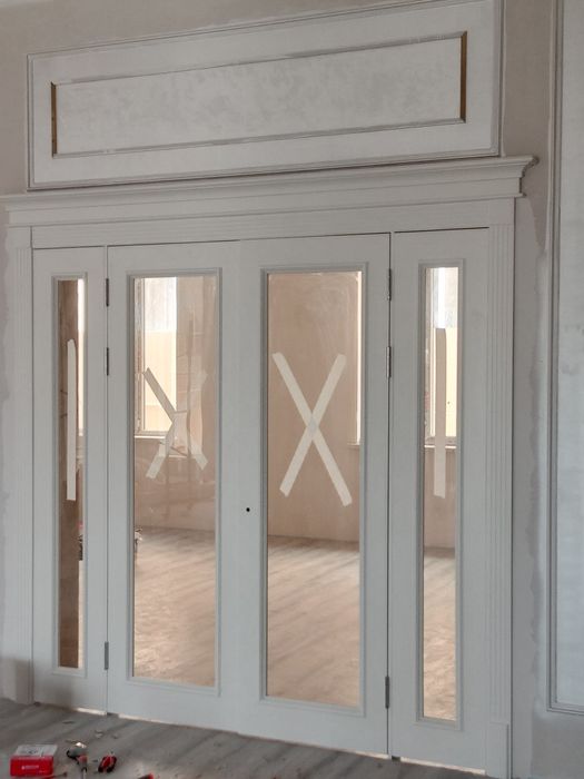 Есик орнату Установка дверий